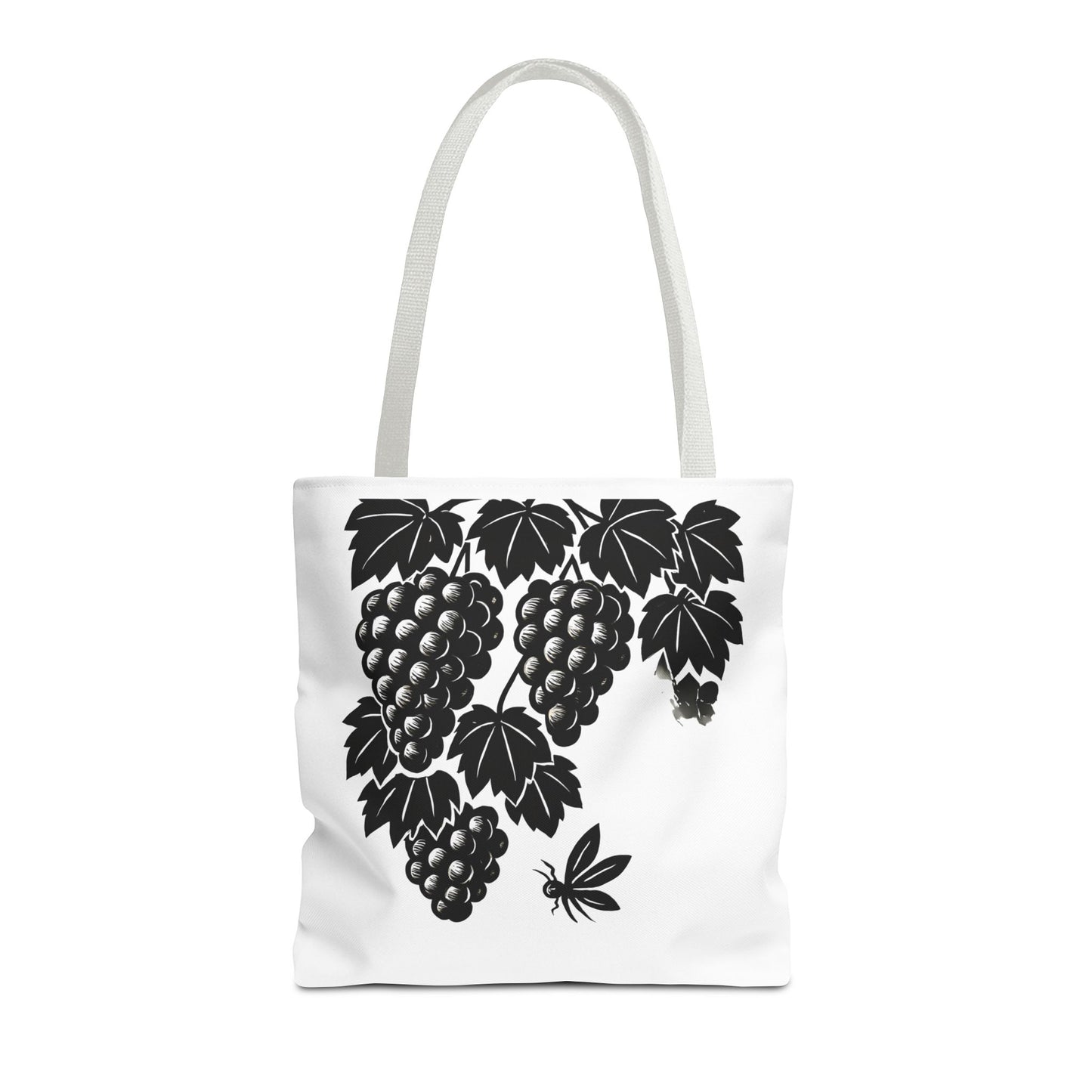 Grape Vine Tote Bag - Stylish Reusable Shopping Bag, Gift for Wine Lovers, Farmers Market Accessory, Elegant Floral Design