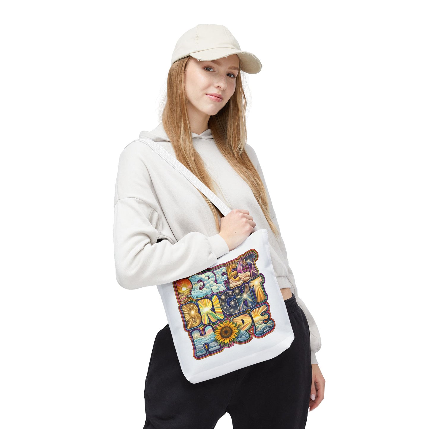 Perfect Bright Hope Tote Bag - Inspirational Faith Design for Everyday Joy