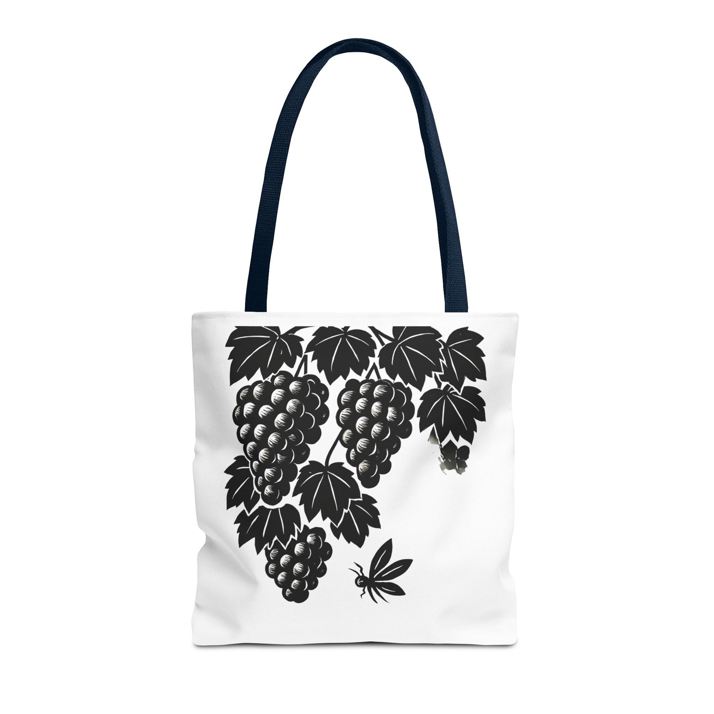 Grape Vine Tote Bag - Stylish Reusable Shopping Bag, Gift for Wine Lovers, Farmers Market Accessory, Elegant Floral Design