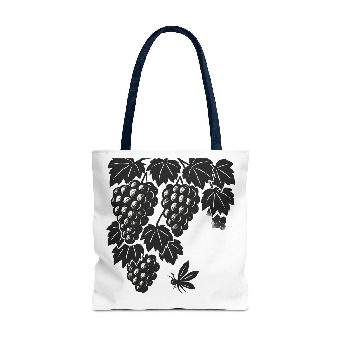 Grape Vine Tote Bag - Stylish Reusable Shopping Bag, Gift for Wine Lovers, Farmers Market Accessory, Elegant Floral Design