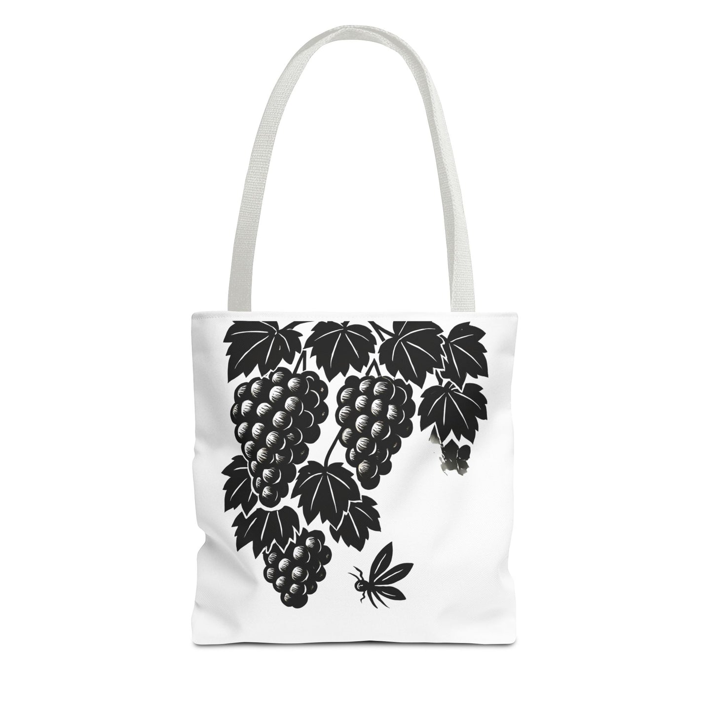 Grape Vine Tote Bag - Stylish Reusable Shopping Bag, Gift for Wine Lovers, Farmers Market Accessory, Elegant Floral Design