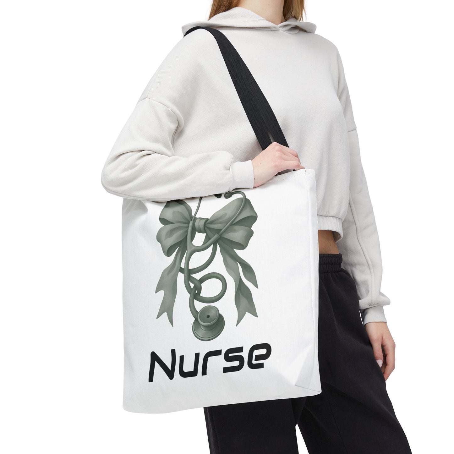 Personalize Nurse Tote Bag with Stethoscope Design | Gift for Healthcare Workers | Nursing School Essentials | Hospital Bag