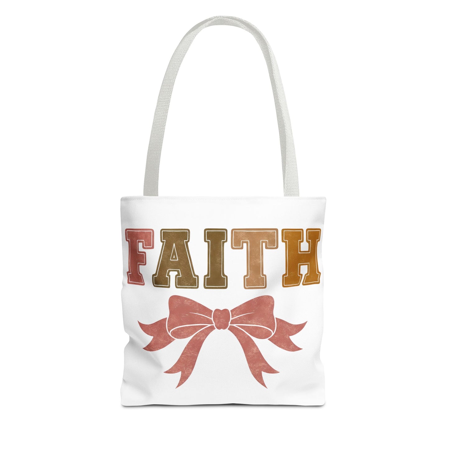 Faith-Inspired Tote Bag with Coquette Bow | Motivational Gift, Faith Bag, Spiritual Accessories, Everyday Use, Christian Tote