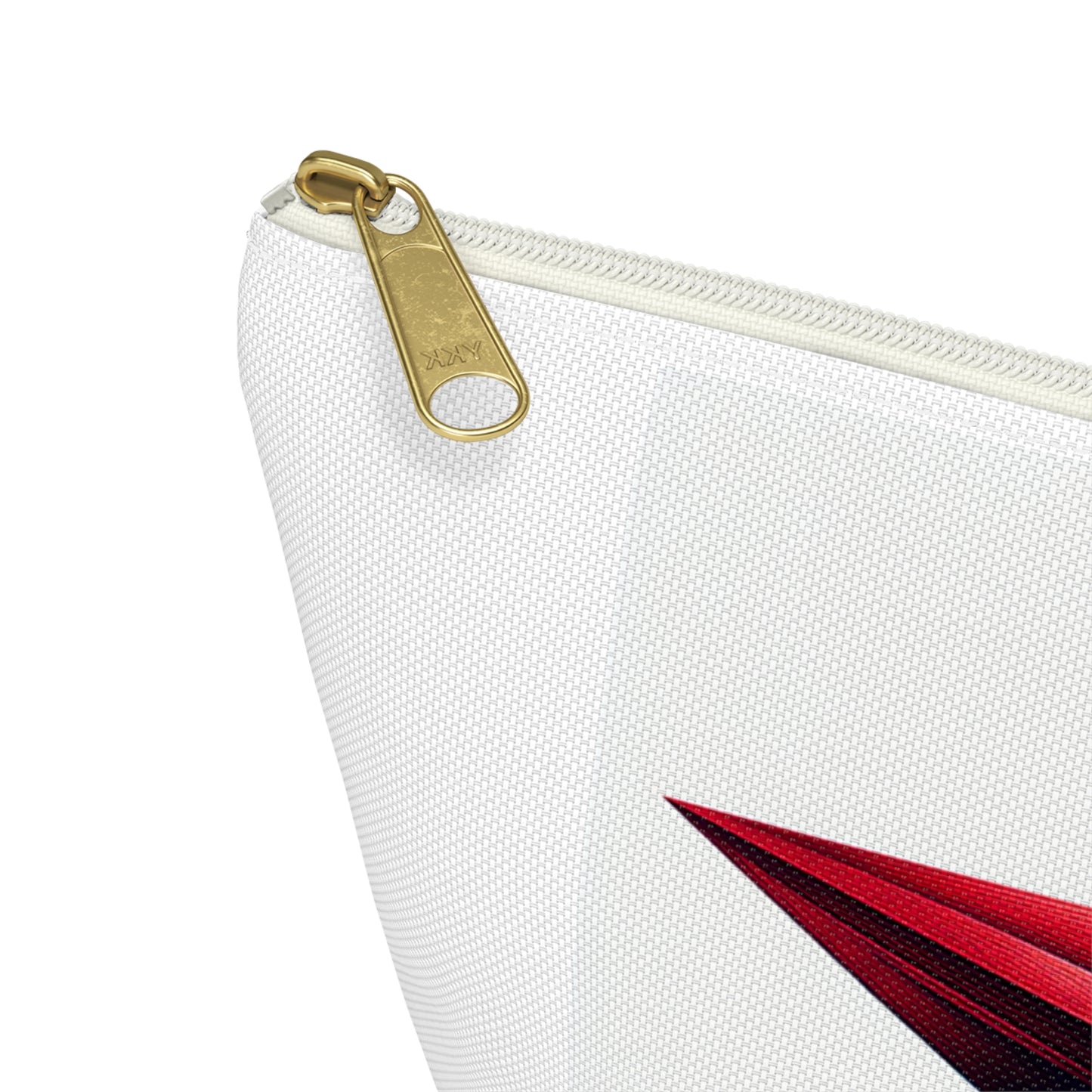 Stylish Red Star Zipper Accessory Pouch, Perfect for Gifts, Makeup Bag, Travel Organizer, Holiday & Everyday Use