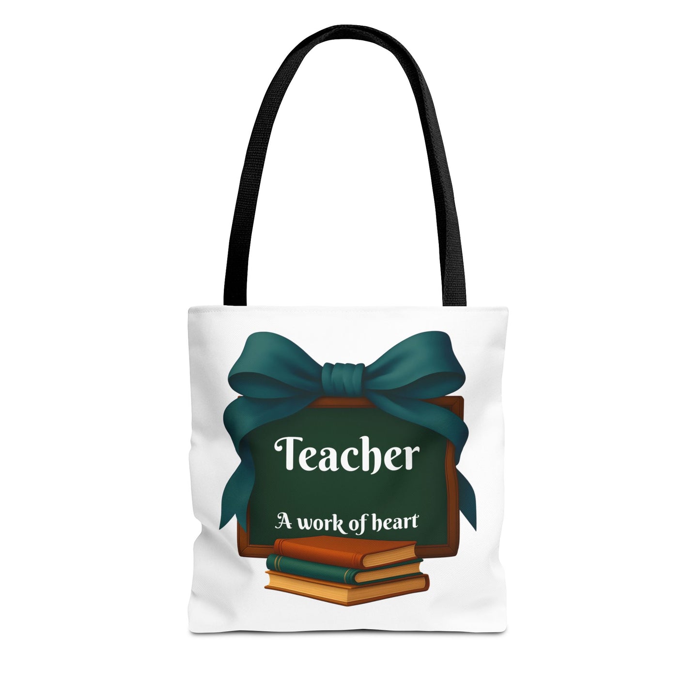 Personalize Unisex Teacher Appreciation Tote Bag, Gift for Educators, Back to School, Messy Coquette Design