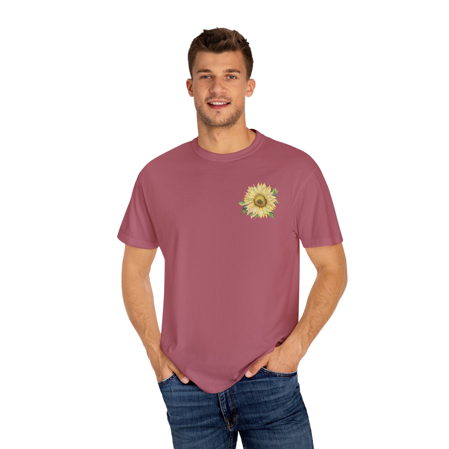 Sunflower Hope Unisex Garment-Dyed T-shirt - Perfect Bright Vibes