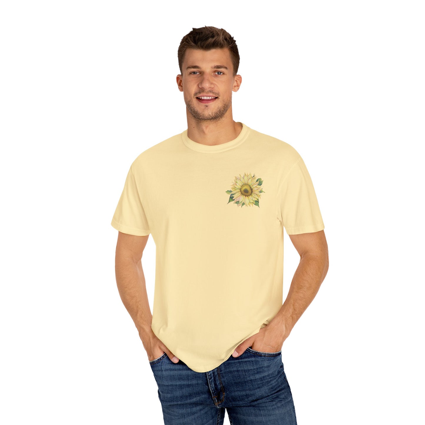 Sunflower Hope Unisex Garment-Dyed T-shirt - Perfect Bright Vibes