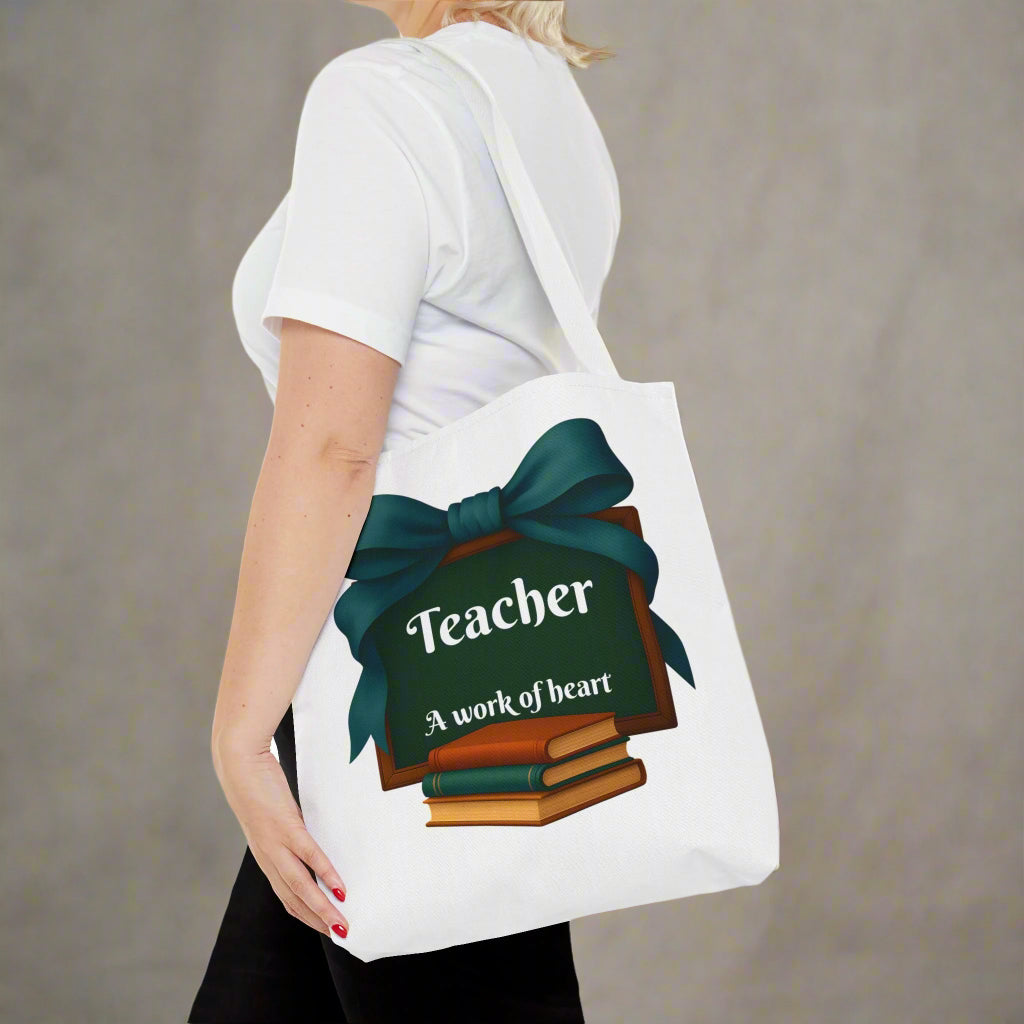 personalize teacher tote bag