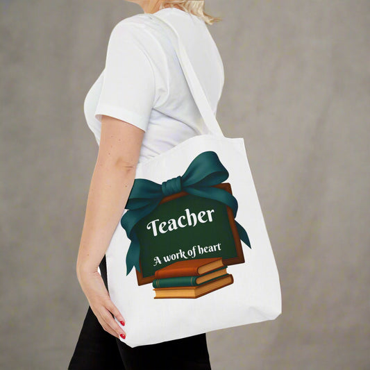personalize teacher tote bag