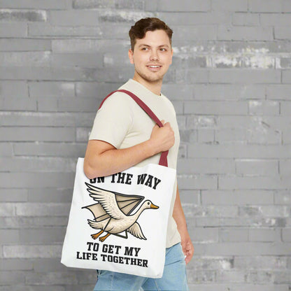 Goose Motivational Tote Bag