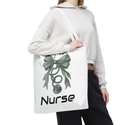 Personalize Nurse Tote Bag with Stethoscope Design | Gift for Healthcare Workers | Nursing School Essentials | Hospital Bag