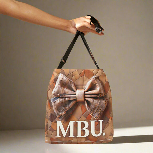coquette bow mother baby unit MBU adjustable bag