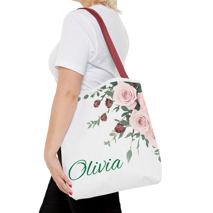 Personalize June Birth Month Tote Bag, Stylish Grocery Bag, Eco-Friendly Market Tote, Personalized Gift for Her