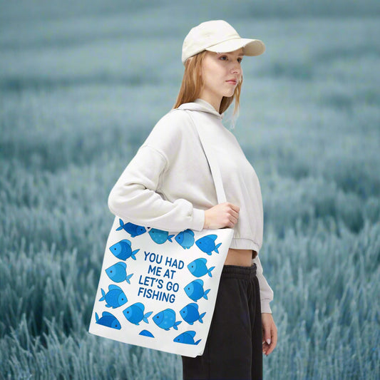 funny fish tote bag