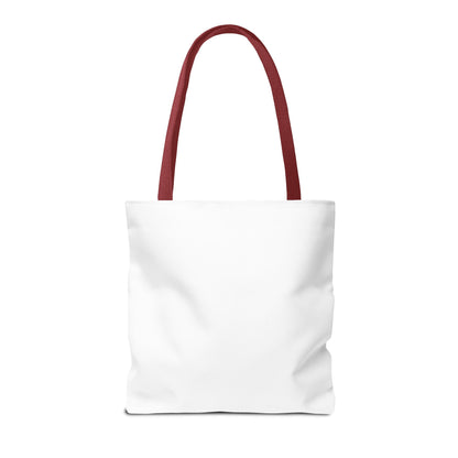 Floral Alphabet C' Tote Bag - Pink Bird Floral Design for Shopping, Work and Beach