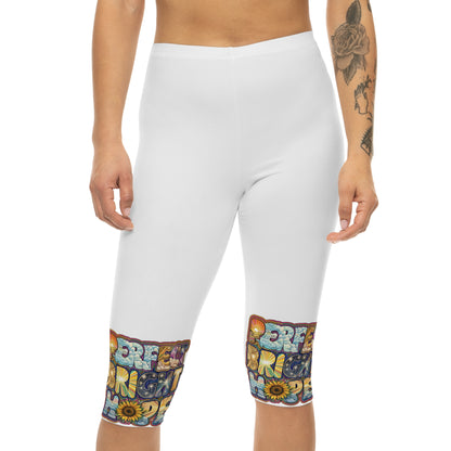 Perfect Bright Hope Motivational Capri Leggings | Women’s Activewear for Yoga, Exercise, Gift, Fitness