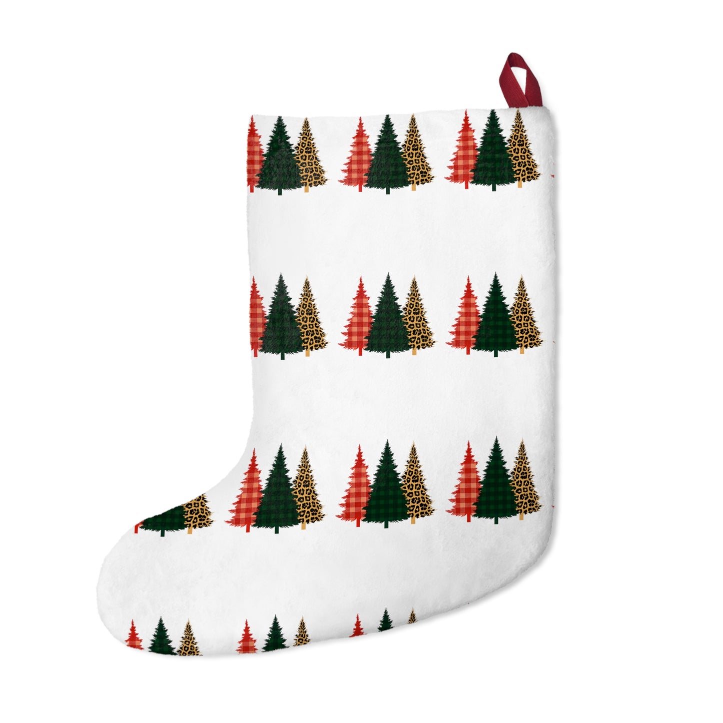 Personalized Christmas Stocking, Custom Tartan Tree Holiday Sock, First Christmas Gift for Kids, Festive Decor for Christmas, Unique [...]