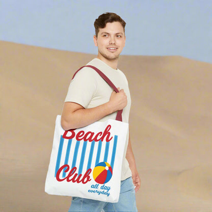 beach clu tote bag