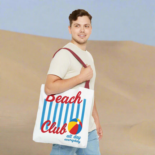beach clu tote bag