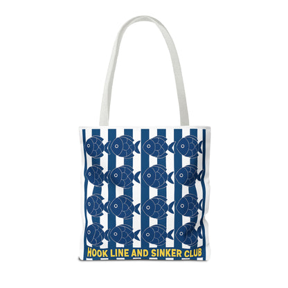 Fishing Tote Bag - Hook Line and Sinker Club - Gift for Anglers, Beach Lovers, Eco-Friendly, Fishing Accessories, Summer