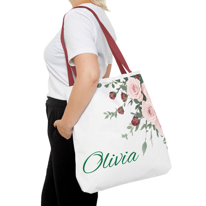 Personalize June Birth Month Tote Bag, Stylish Grocery Bag, Eco-Friendly Market Tote, Personalized Gift for Her