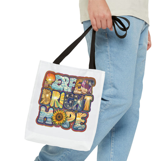 Perfect Bright Hope Tote Bag - Inspirational Faith Design for Everyday Joy