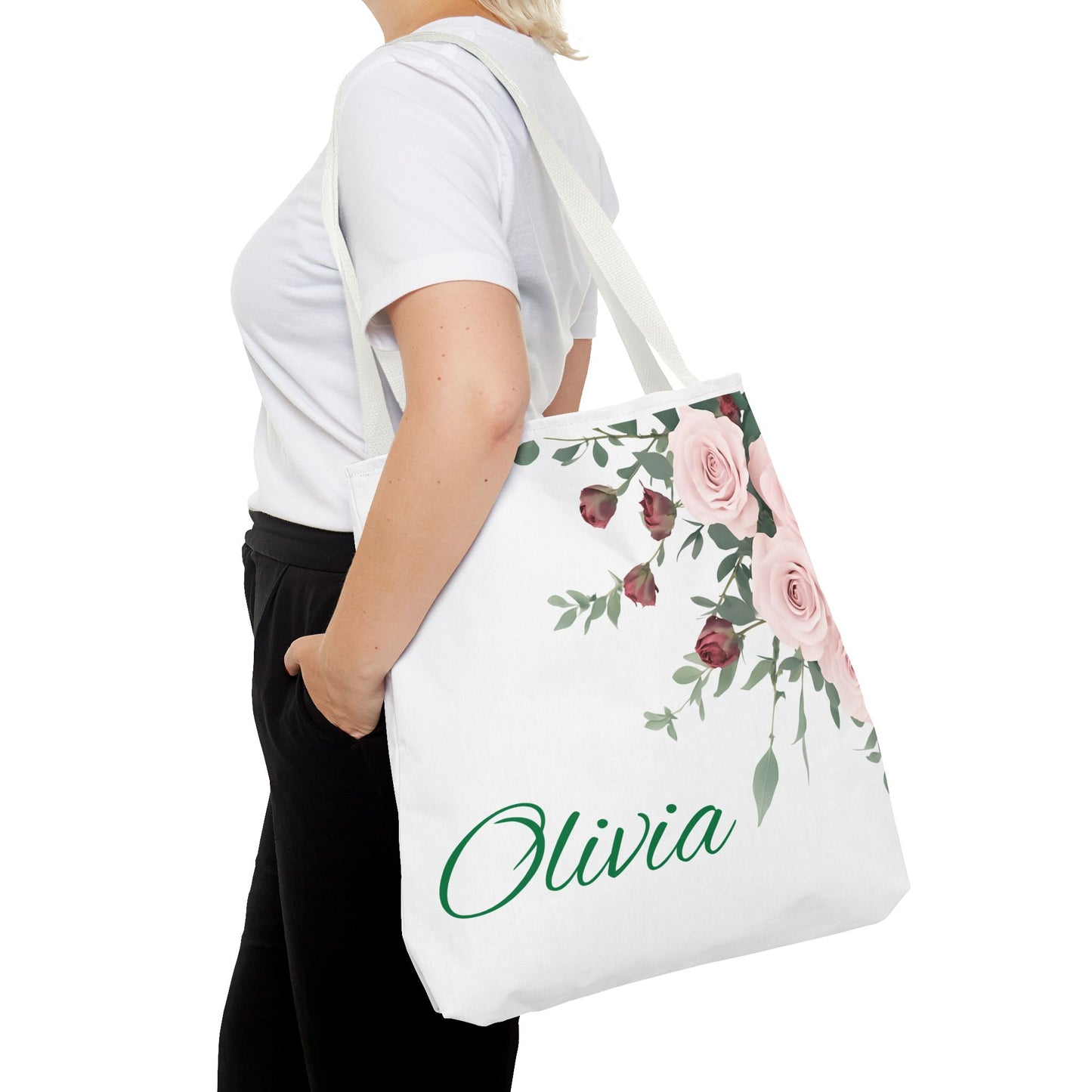 Personalize June Birth Month Tote Bag, Stylish Grocery Bag, Eco-Friendly Market Tote, Personalized Gift for Her