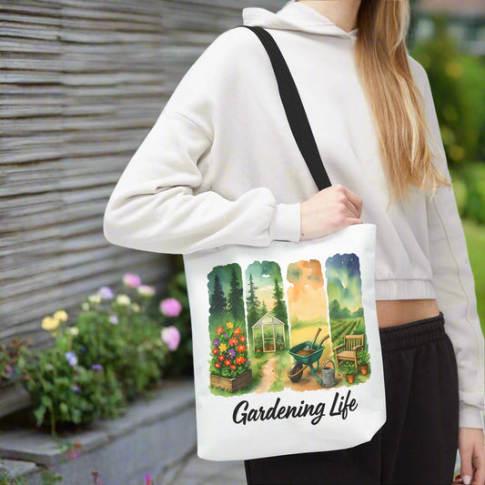 gardening life tote bag