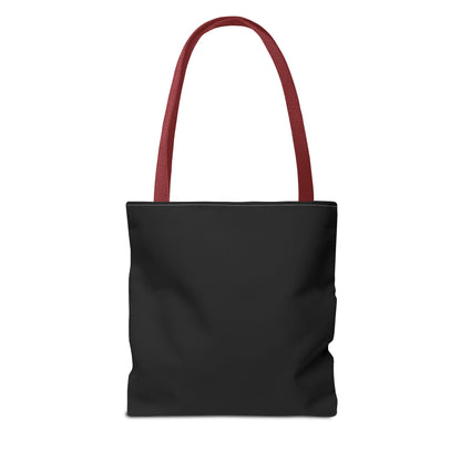 American Patriotic Tote Bag, Best Dad Gift, AOP Tote Bag, Red White Blue Handbag, Foldable Eco-Friendly Grocery Bag