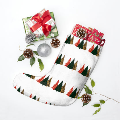 Personalized Christmas Stocking, Custom Tartan Tree Holiday Sock, First Christmas Gift for Kids, Festive Decor for Christmas, Unique [...]