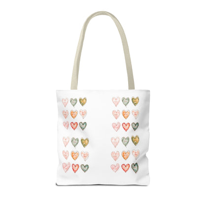 Mom Heart Design Tote Bag, Gift For Her, Shopping, Beach or Library Carryall