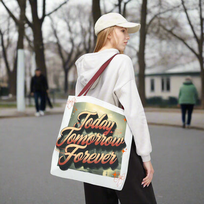 messy coquette bride tote bag
