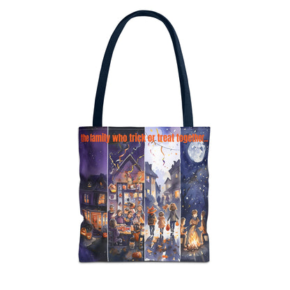 Family Halloween Tote Bag, Trick or Treat Bag, Seasonal Shopping Tote, Fall Festival Bag, Cute Halloween Gift, Spooky Accessories
