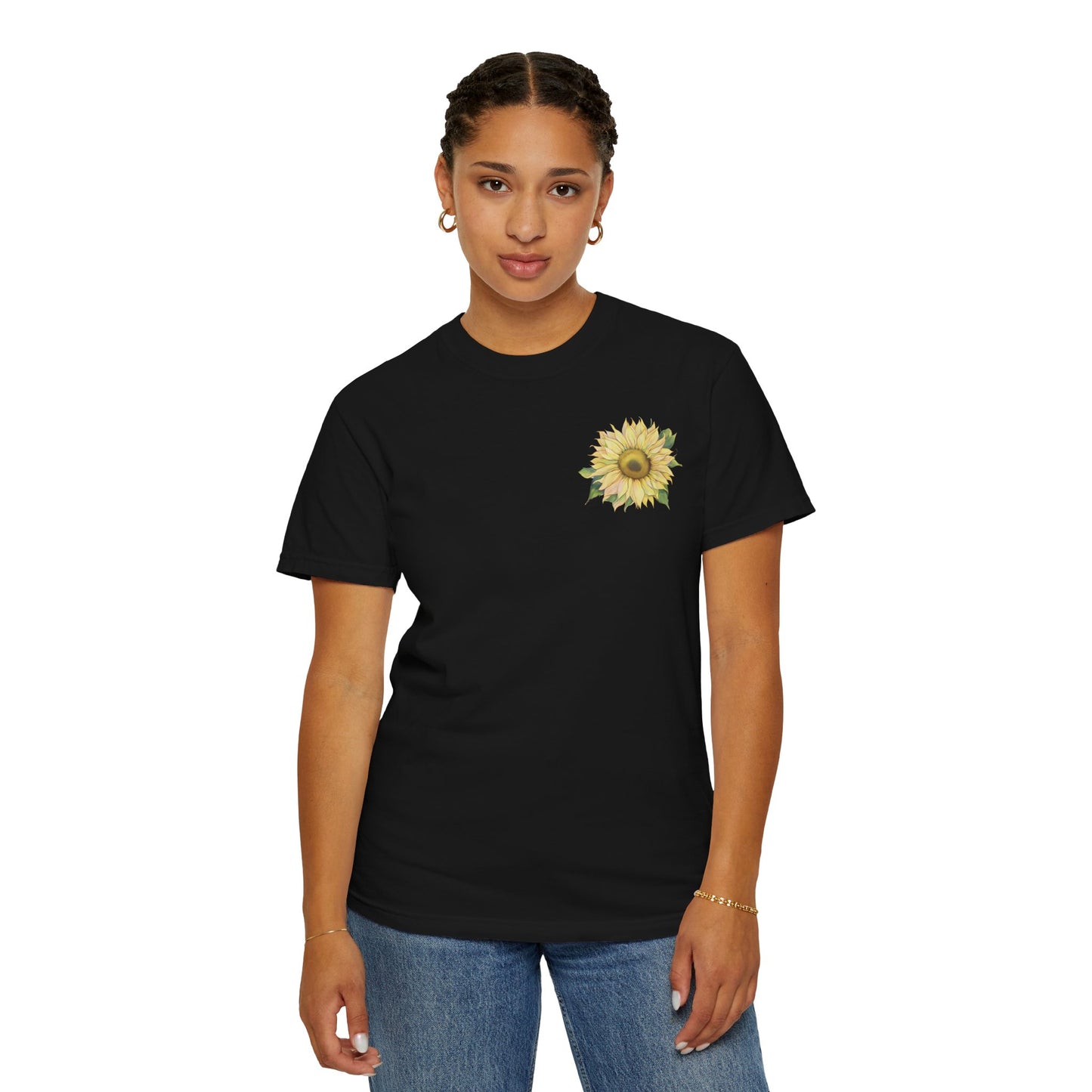 Sunflower Hope Unisex Garment-Dyed T-shirt - Perfect Bright Vibes