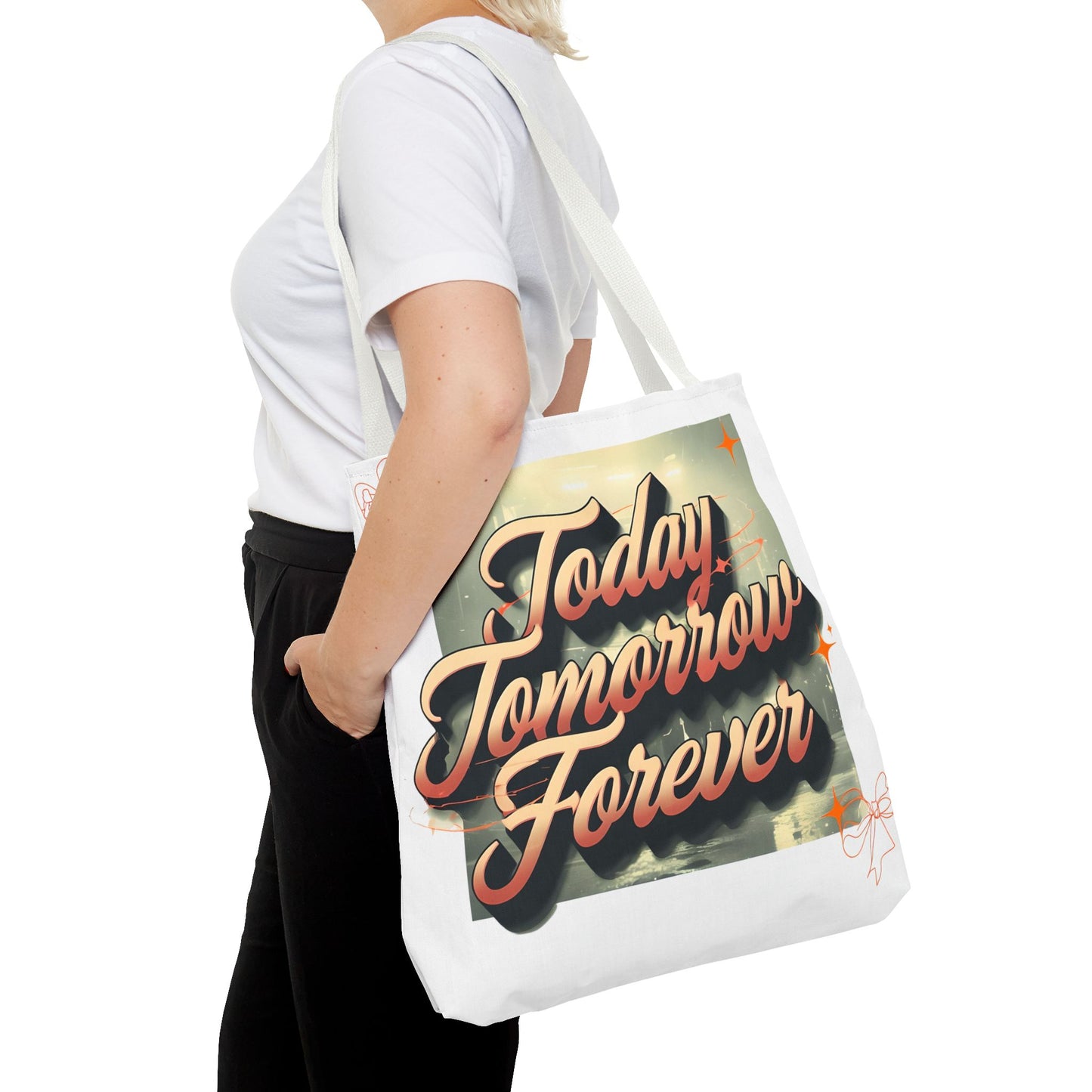 Inspirational Love Tote Bag, Motivational Gift, Everyday Carry, Eco-Friendly, Stylish Reusable Bag, Perfect for Travel and Shopping