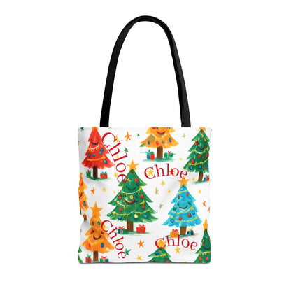 Festive Personalized Tote Bag, Christmas Shopping Bag, Holiday Gift Bag, Custom Name Eco-Friendly Bag, Seasonal Tote for Cheerful [...]