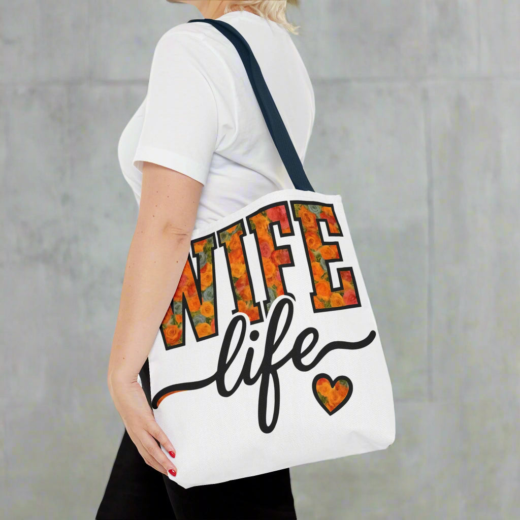 wife life tote bag gift