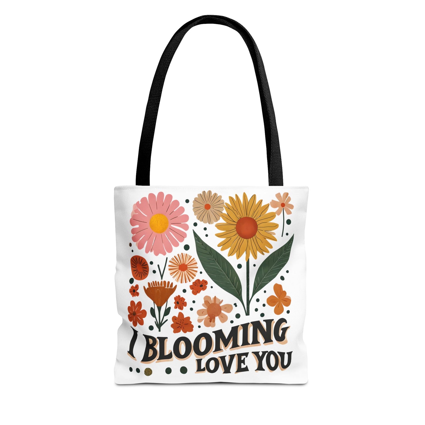 Floral Tote Bag - "I Blooming Love You" - Perfect Gift for Birthdays, Mother's Day, or Spring Celebrations, Floral Shopping Bag, [...]