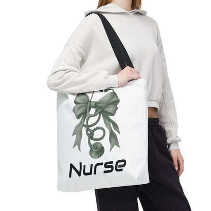 Personalize Nurse Tote Bag with Stethoscope Design | Gift for Healthcare Workers | Nursing School Essentials | Hospital Bag