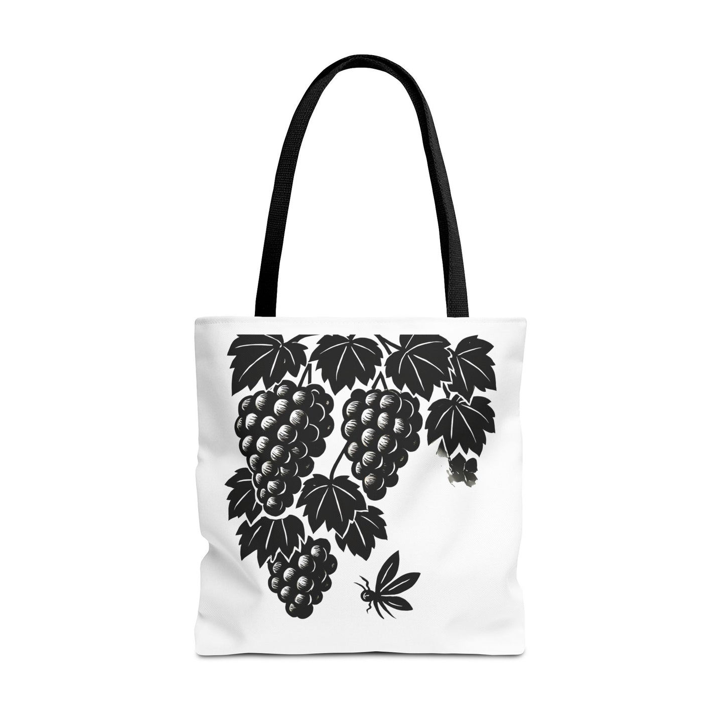 Grape Vine Tote Bag - Stylish Reusable Shopping Bag, Gift for Wine Lovers, Farmers Market Accessory, Elegant Floral Design
