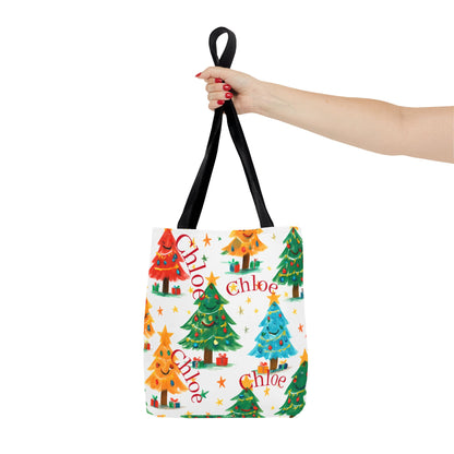 Festive Personalized Tote Bag, Christmas Shopping Bag, Holiday Gift Bag, Custom Name Eco-Friendly Bag, Seasonal Tote for Cheerful [...]