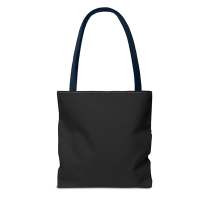 American Patriotic Tote Bag, Best Dad Gift, AOP Tote Bag, Red White Blue Handbag, Foldable Eco-Friendly Grocery Bag