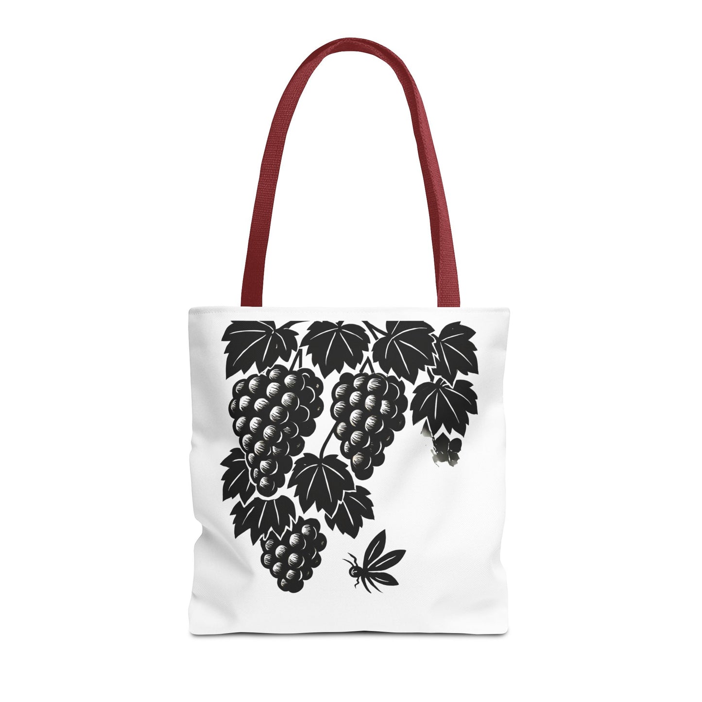 Grape Vine Tote Bag - Stylish Reusable Shopping Bag, Gift for Wine Lovers, Farmers Market Accessory, Elegant Floral Design