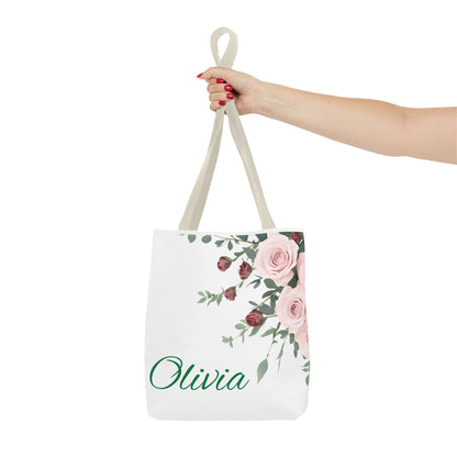 Personalize June Birth Month Tote Bag, Stylish Grocery Bag, Eco-Friendly Market Tote, Personalized Gift for Her