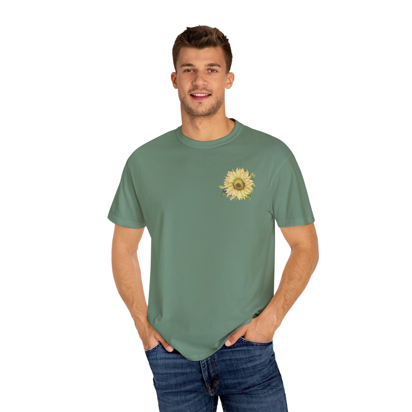 Sunflower Hope Unisex Garment-Dyed T-shirt - Perfect Bright Vibes