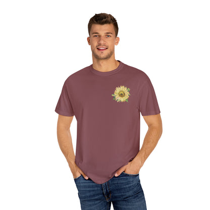 Sunflower Hope Unisex Garment-Dyed T-shirt - Perfect Bright Vibes