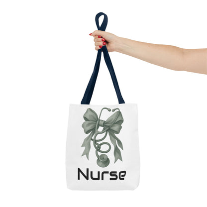 Personalize Nurse Tote Bag with Stethoscope Design | Gift for Healthcare Workers | Nursing School Essentials | Hospital Bag